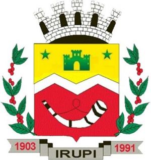 Brasão de Irupi/Arms (crest) of Irupi