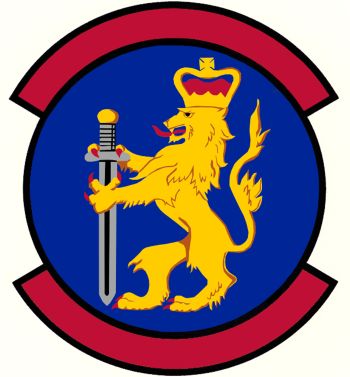 Coat of arms (crest) of the 100th Security Forces Squadron, US Air Force