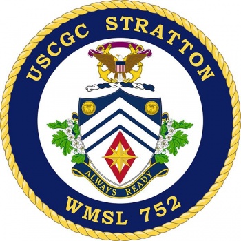 Coat of arms (crest) of the USCGC Stratton (WMSL-752)