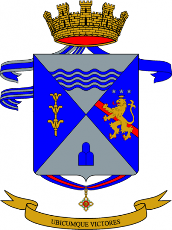 Coat of arms (crest) of the 91st Infantry Regiment Basilicata (also 91st Infantry Battalion Lucania), Italian Army