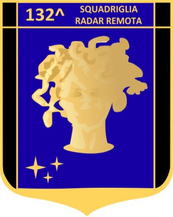 Coat of arms (crest) of the 132nd Remote Radar Squadron, Italian Air Force