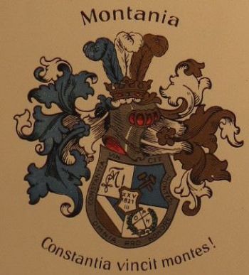 Wappen von Corps Montania zu Freiberg/Arms (crest) of Corps Montania zu Freiberg