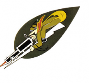 Coat of arms (crest) of the 63rd Fighter Squadron, USAAF