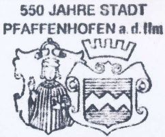 Wappen von Pfaffenhofen an der Ilm/Arms (crest) of Pfaffenhofen an der Ilm
