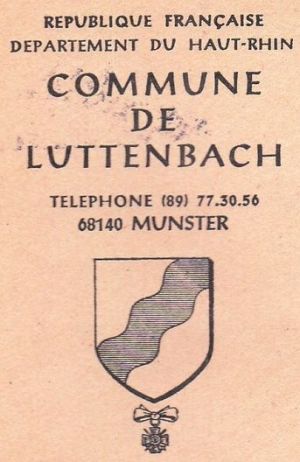 Blason de Luttenbach-près-Munster/Coat of arms (crest) of {{PAGENAME