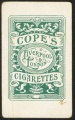 Arms, Flags and Folk Costume trade card Cope's (cigarettes)