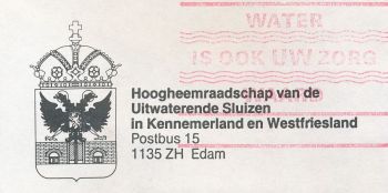 Wapen van Uitwaterende sluizen in Kennemerland en Westfriesland