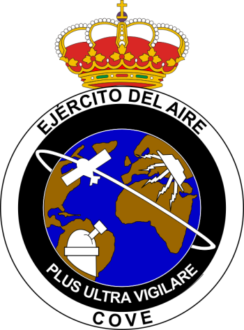 Coat of arms (crest) of the Space Vigilance Operations Center, Spanish Air Force