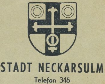Wappen von Neckarsulm/Coat of arms (crest) of Neckarsulm