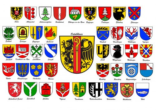 Arms in the Ostalbkreis District