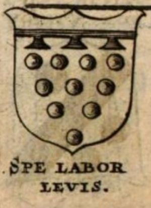 Arms of Gervase Babington