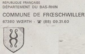 Blason de Frœschwiller/Coat of arms (crest) of {{PAGENAME