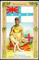 Arms, Flags and Folk Costume trade card Diamantine Neu Süd Wales