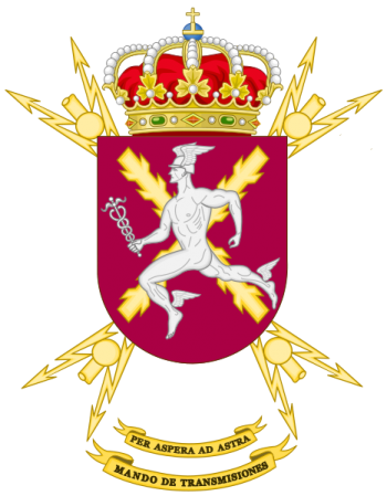 Coat of arms (crest) of the Signal Command, Spanish Army