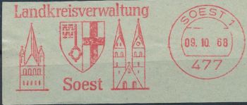 Coat of arms (crest) of Soest (kreis)
