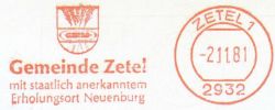 Wappen von Zetel/Arms (crest) of Zetel