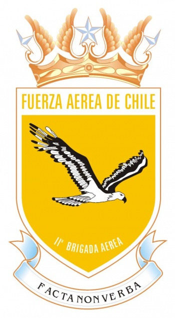 Coat of arms (crest) of the Second Aerial Brigade of the Air Force of Chile