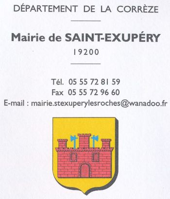 Blason de Saint-Exupéry-les-Roches