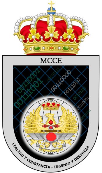 Coat of arms (crest) of the Joint Cyberspace Command, Spain