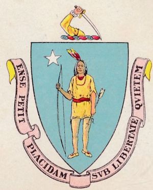 Coat of arms (crest) of Massachusetts