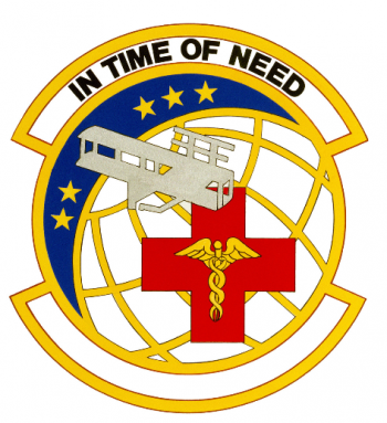 Coat of arms (crest) of the 35th Medical Service Squadron, US Air Force