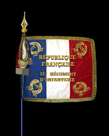 Coat of arms (crest) of 32nd Infantry Regiment, French Army