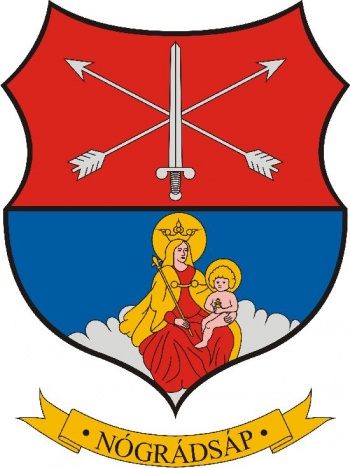 Arms (crest) of Nógrádsáp