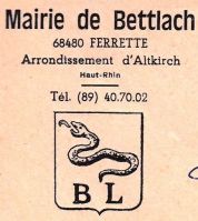 Blason de Bettlach/Arms (crest) of Bettlach