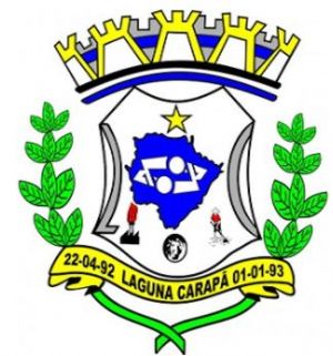 Brasão de Laguna Carapã/Arms (crest) of Laguna Carapã
