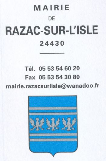 Blason de Razac-sur-l'Isle