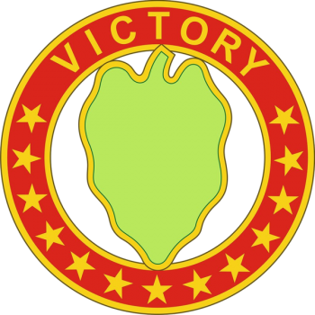 Coat of arms (crest) of 24th Infantry Division Victory Division, US Army
