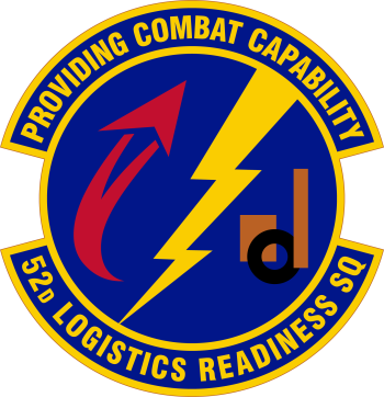 Coat of arms (crest) of the 52nd Logistics Readiness Squadron, US Air Force