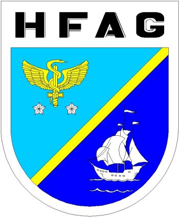 Coat of arms (crest) of the Galeāo Air Force Hospital, Brazilian Air Force