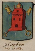 Wapen van Sloten/Arms (crest) of Sloten
