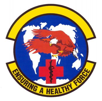 Coat of arms (crest) of the 18th Operational Medical Readiness Squadron, US Air Force