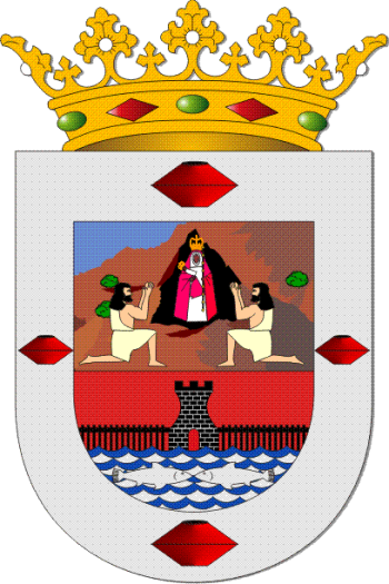 Escudo de Candelaria (Santa Cruz de Tenerife)/Arms (crest) of Candelaria (Santa Cruz de Tenerife)