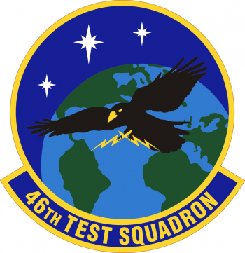 Coat of arms (crest) of the 46th Test Squadron, US Air Force