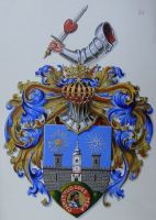Stema Sfântu Gheorghe/Arms (crest) of Sfântu Gheorghe