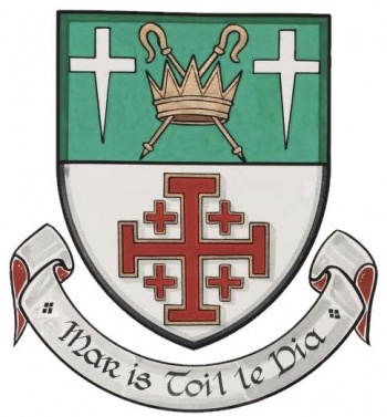 Arms (crest) of Holy Cross Abbey, Ireland