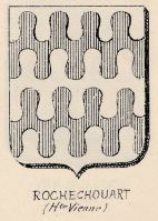 Blason de Rochechouart/Arms (crest) of Rochechouart