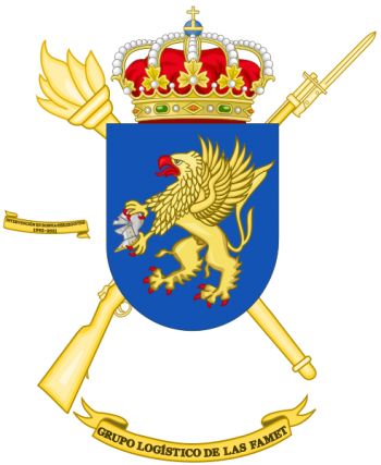 Coat of arms (crest) of the Army Airmobile Force Logistics Group, Spanish Army