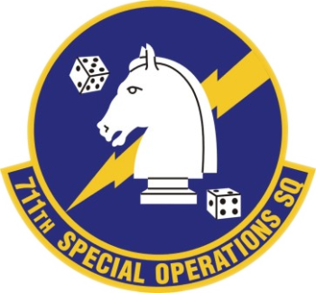 Coat of arms (crest) of the 711st Special Operations Squadron, US Air Force