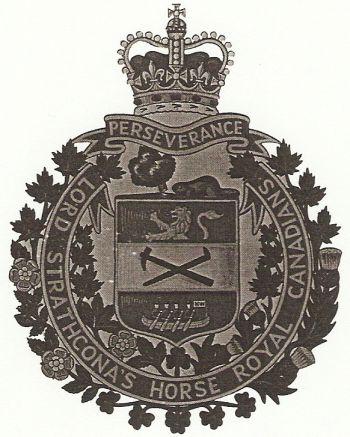 Coat of arms (crest) of Lord Strathcona's Horse Royal Canadians, Canadian Army