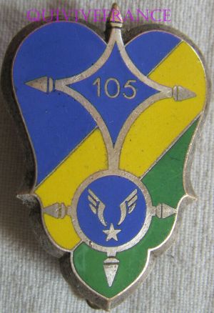 Coat of arms (crest) of the 105th Army Light Aviation Group, French Army