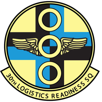 Coat of arms (crest) of the 30th Logistics Readiness Squadron, US Air Force