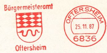 Wappen von Oftersheim/Coat of arms (crest) of Oftersheim