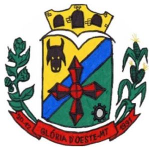 Brasão de Glória d'Oeste/Arms (crest) of Glória d'Oeste