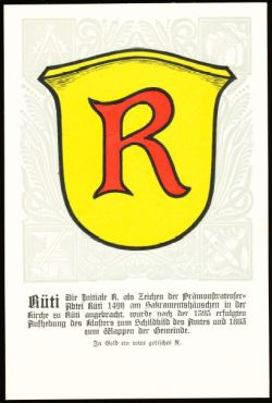 Wappen von/Blason de Rüti (Zürich)