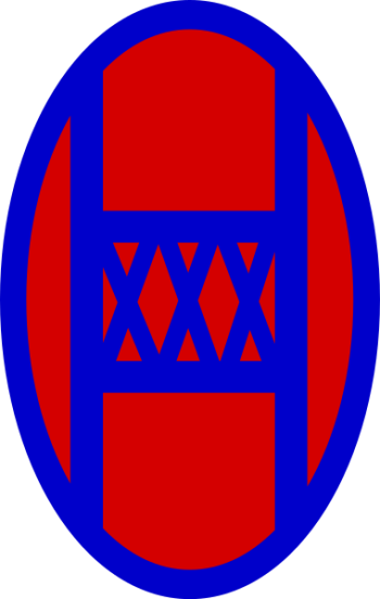 Coat of arms (crest) of 30th Infantry Division Old Hickory , USA