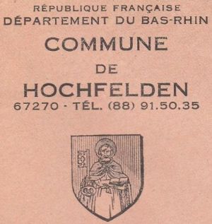 Blason de Hochfelden (Bas-Rhin)/Coat of arms (crest) of {{PAGENAME